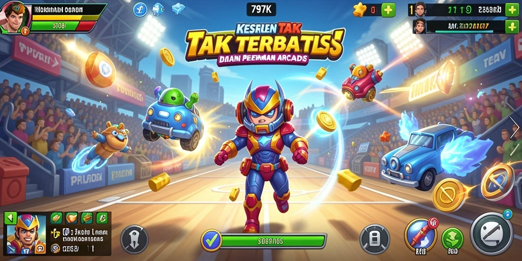 Tampilan gameplay menarik dalam 797K yang penuh keseruan.