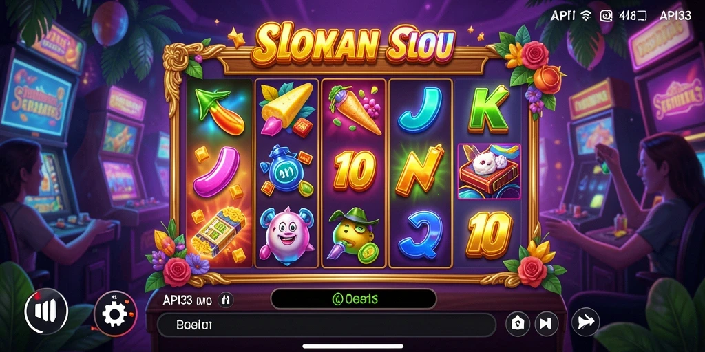 Tampilan gameplay yang menarik dari API33, seru dan penuh warna.