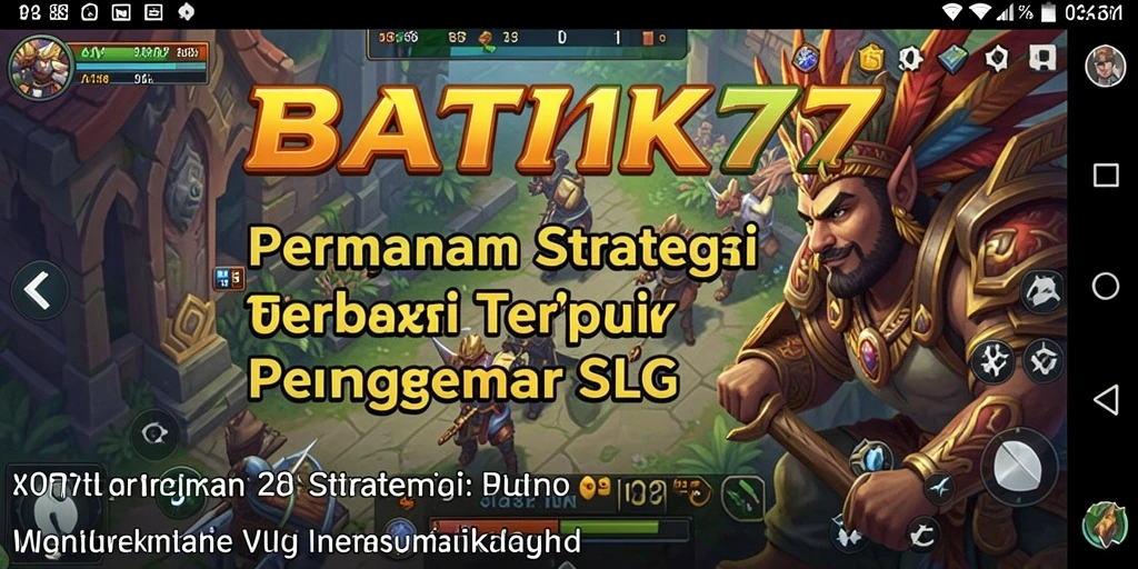 Screenshot gameplay <strong>BATIK77</strong> menampilkan aksi strategi yang seru.