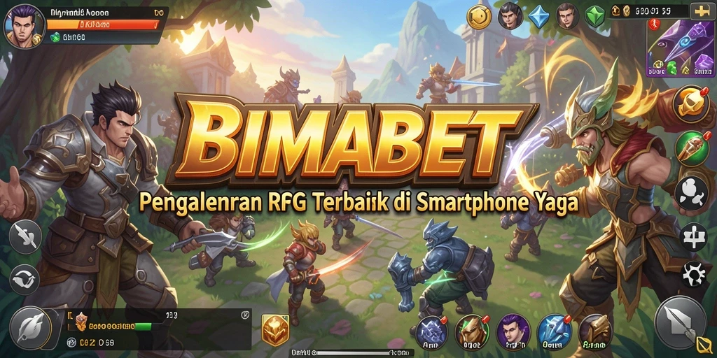 Screenshot utama menunjukkan petualangan epik dalam gameplay RPG yang mendebarkan.
