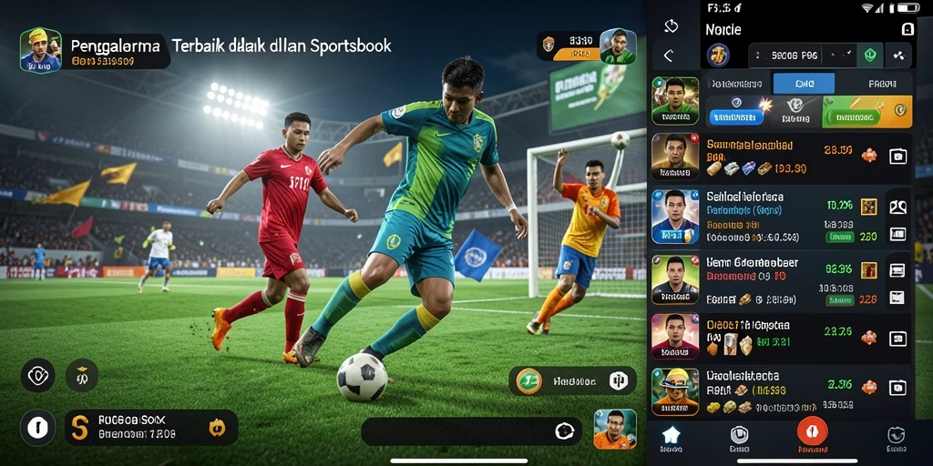 Tampilan gameplay menyenangkan dalam aplikasi Sportsbook F08.
