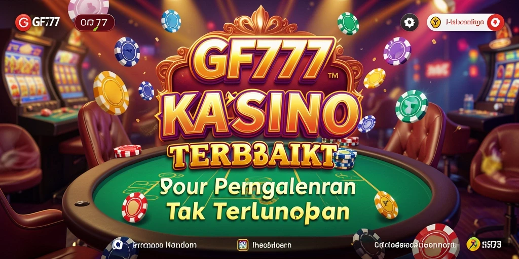 Tampilan gameplay GF777 dengan grafis Kasino yang menarik.