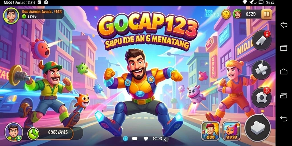 Screenshot GOCAP123 menampilkan aksi gameplay Arcade yang seru.