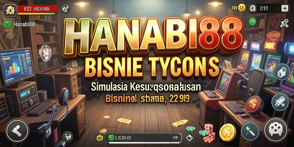 Screenshot gameplay HANABI88 menampilkan keseruan simulasi bisnis Tycoon.