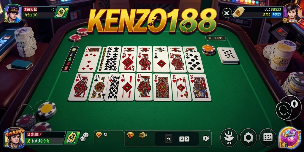Tampilan gameplay Domino yang seru dan interaktif.