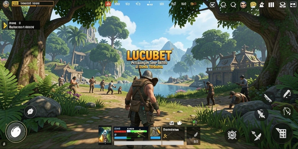 Tampilan gameplay Open World yang menarik di LUCUBET.