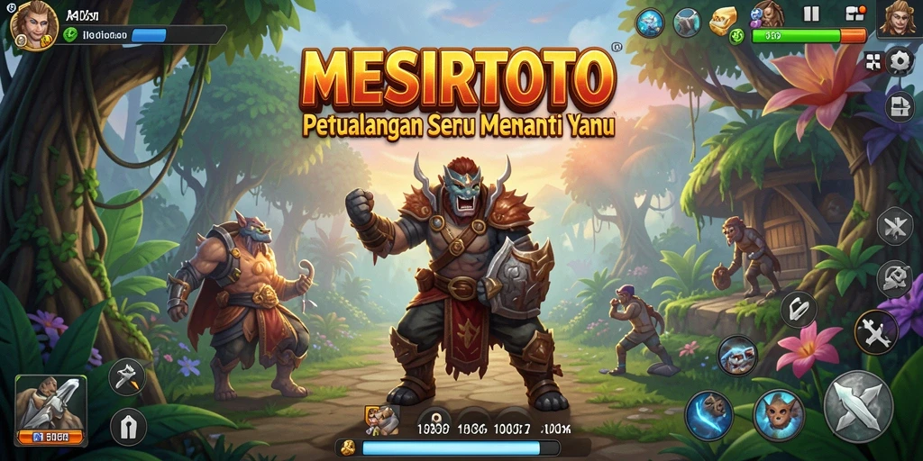 Screenshot gameplay MESIRTOTO menampilkan momen petualangan yang mendebarkan.
