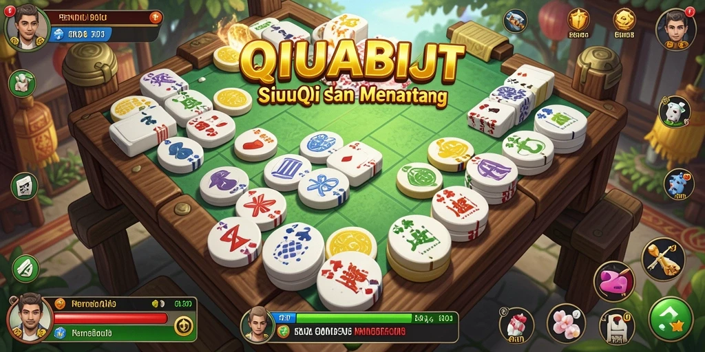 Gameplay seru QiuQiu di PENIDABET dengan pemain lainnya.