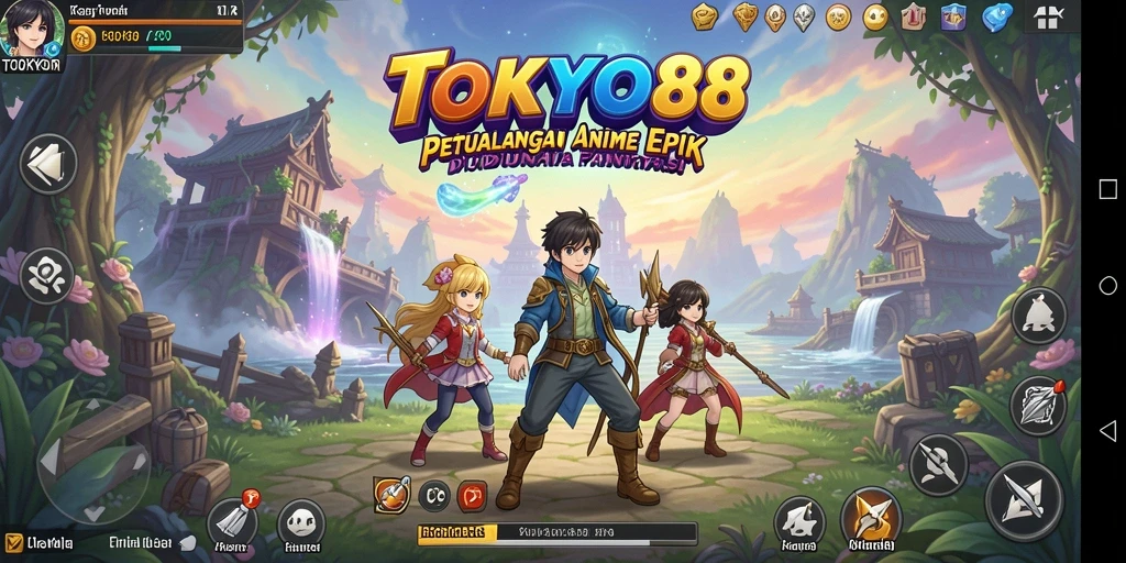 Menampilkan gameplay seru dan karakter menarik dalam TOKYO88.