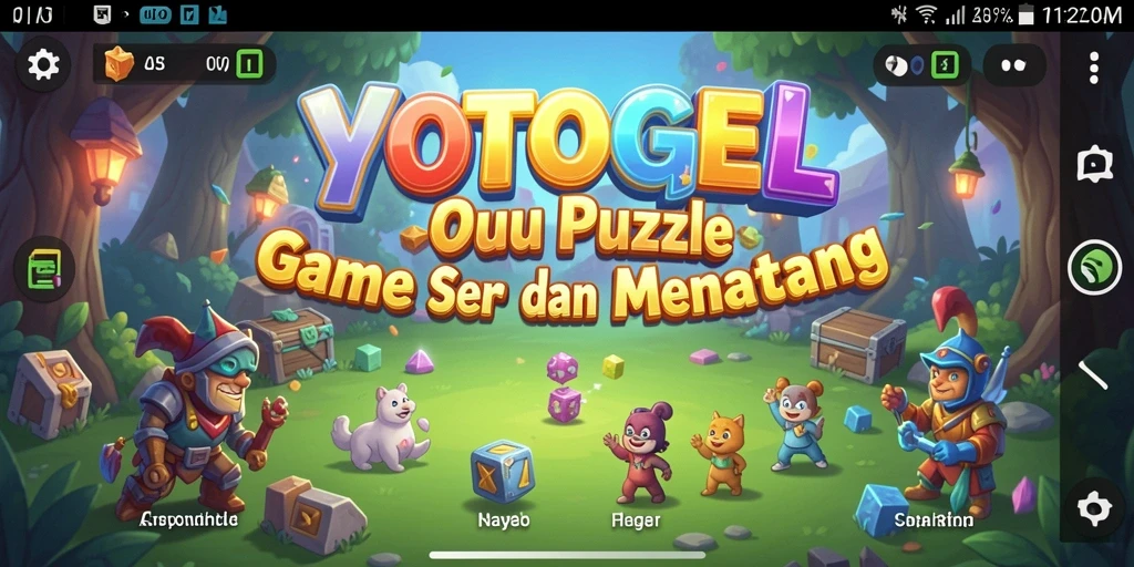 Tampilan gameplay menarik dari YOTOGEL saat menyelesaikan puzzle.